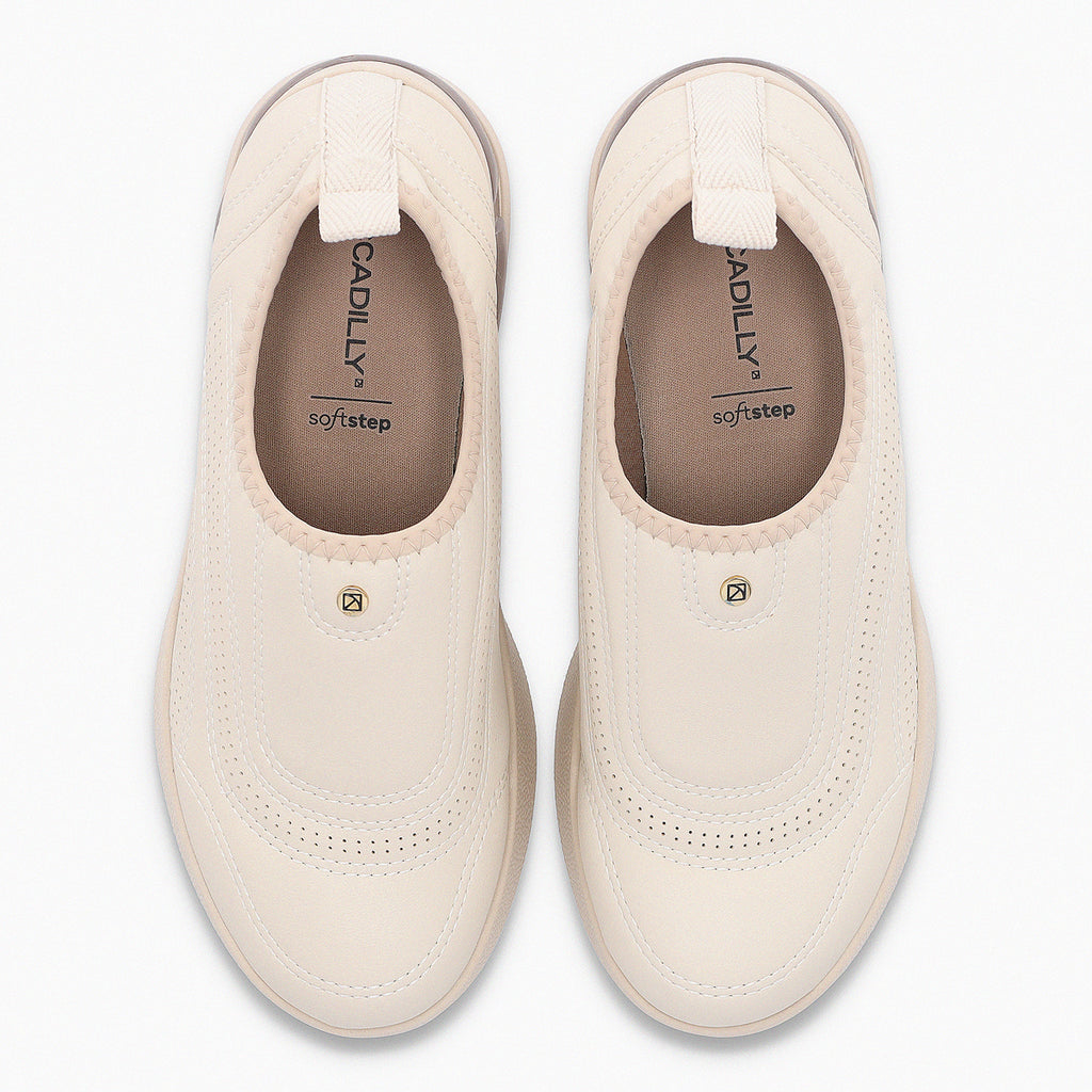 Zapatilla Mujer Crema Soft Step Piccadilly