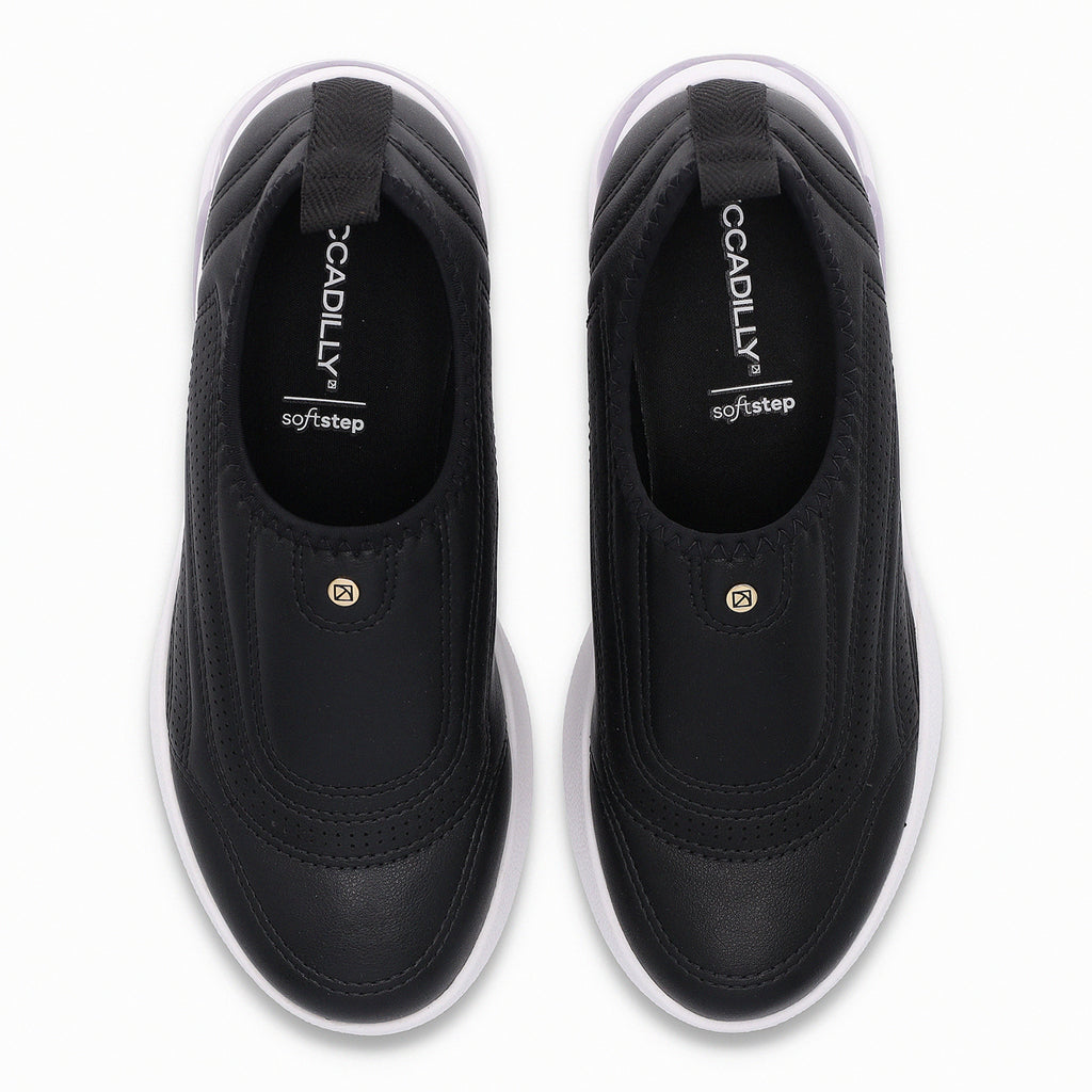 Zapatilla Mujer Negro Soft Step Piccadilly