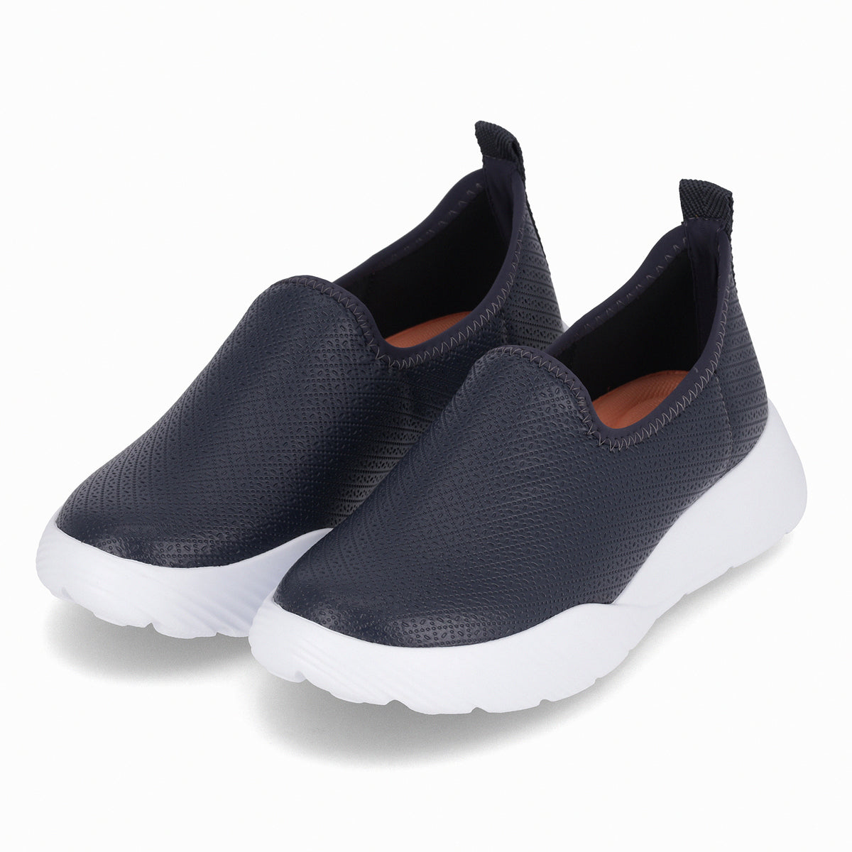 Zapatilla Mujer Azul/Blanco Fascitis Anabela Piccadilly