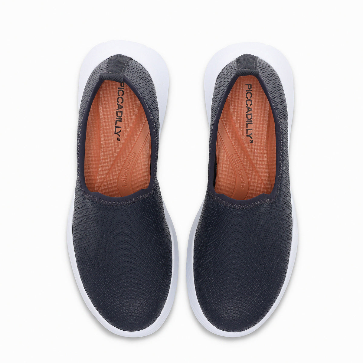 Zapatilla Mujer Azul/Blanco Fascitis Anabela Piccadilly