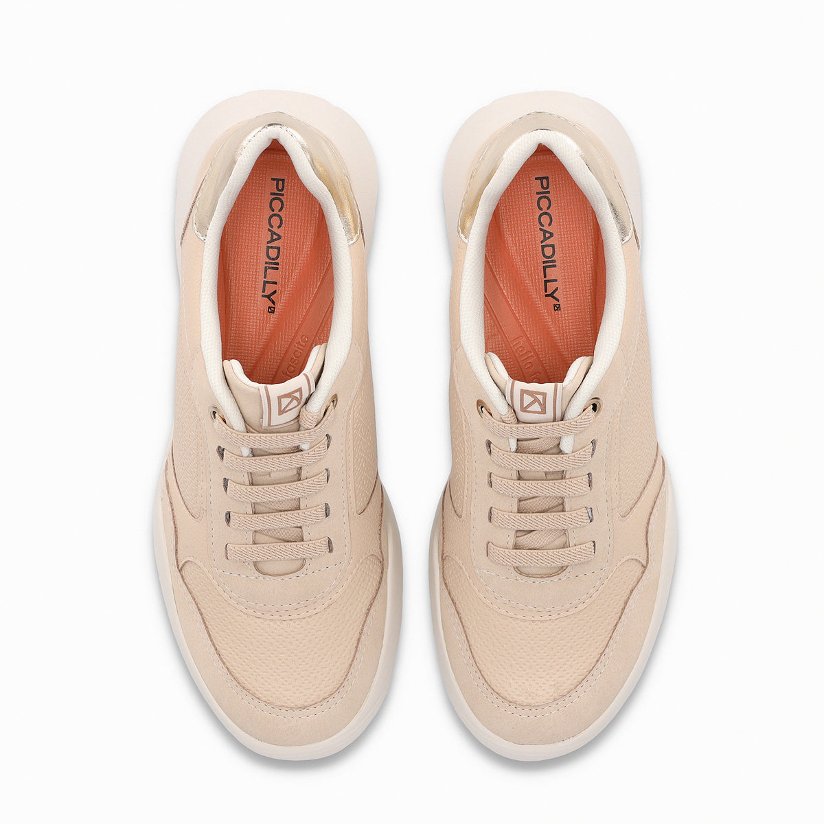 Zapatilla Mujer Camel Fascitis Anabela Piccadilly