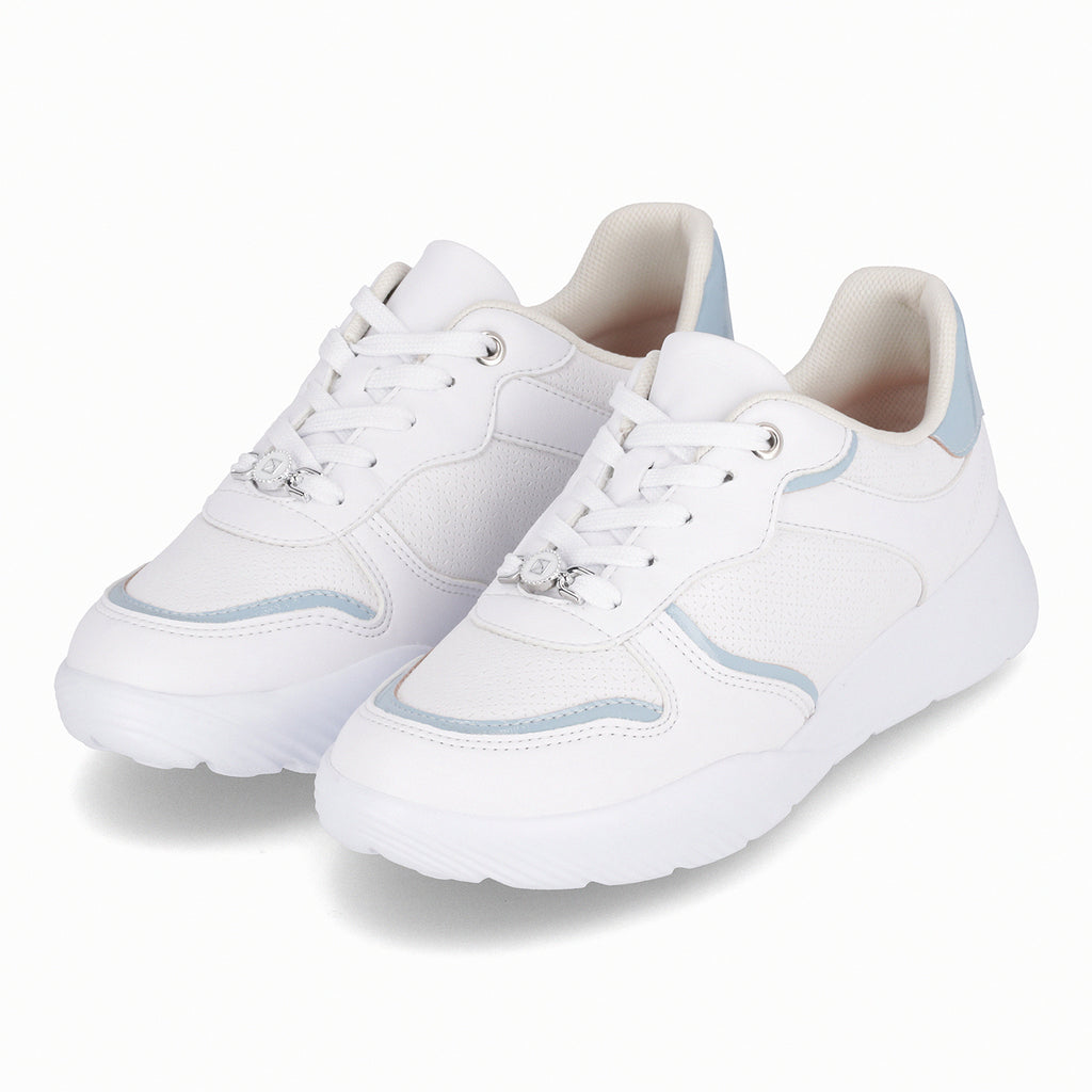 Zapatilla Mujer Azul/Blanco Fascitis Piccadilly