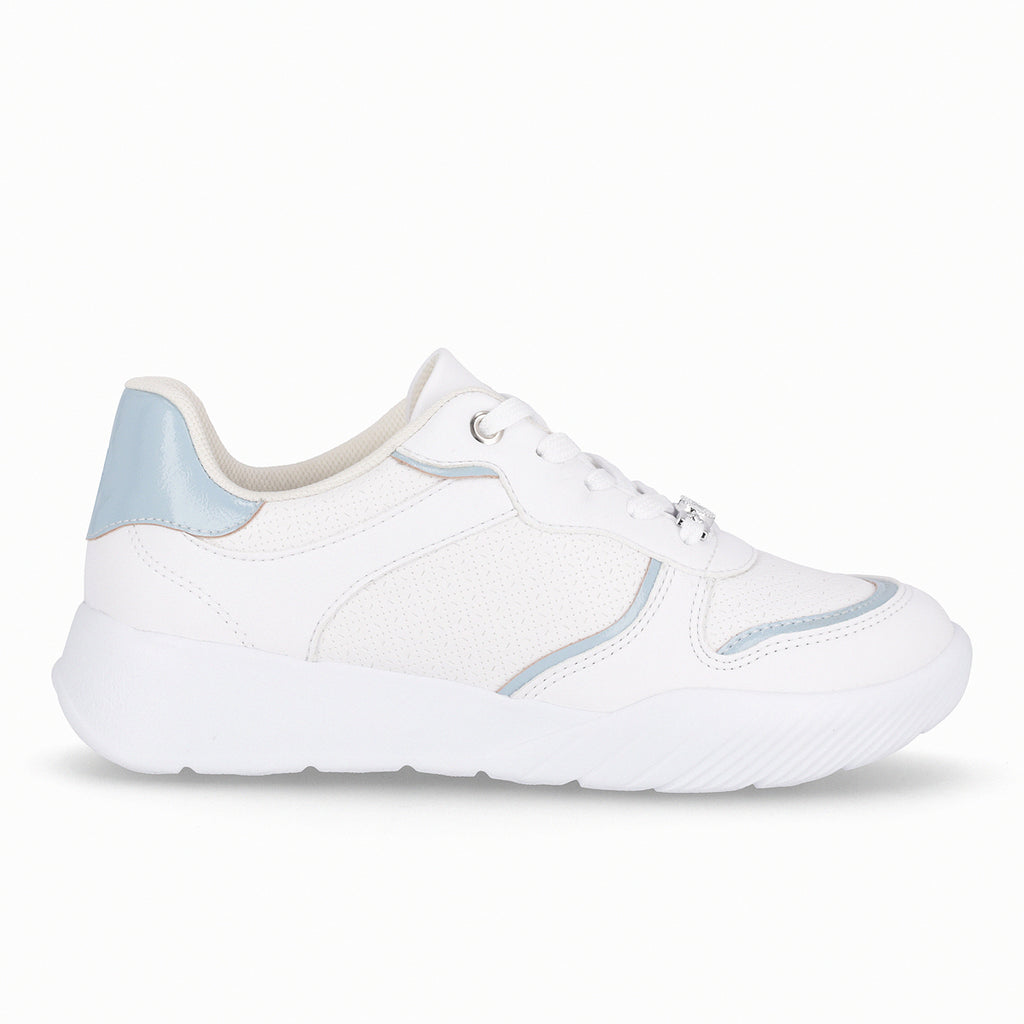 Zapatilla Mujer Azul/Blanco Fascitis Piccadilly