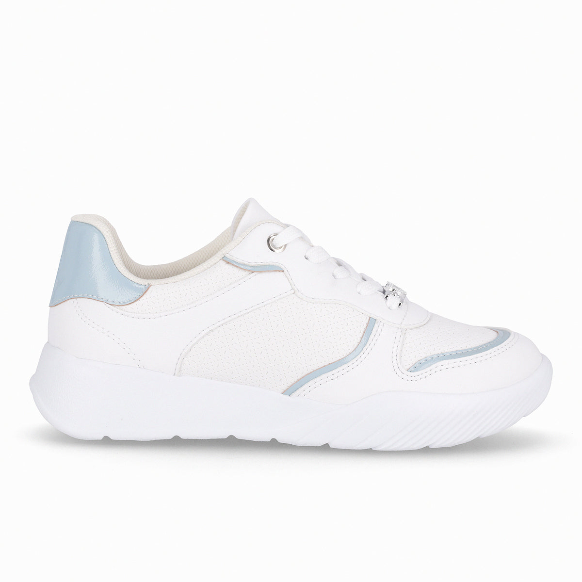 Zapatilla Mujer Azul/Blanco Fascitis Piccadilly