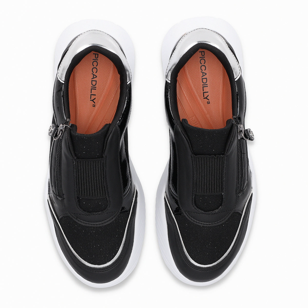 Zapatilla Mujer Negro Fascitis 005  Piccadilly