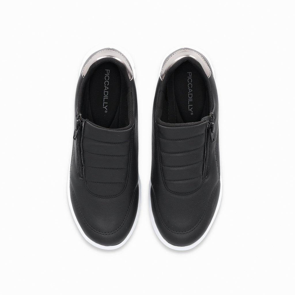 Zapatilla Urbana Mujer Negro Vicky/Cierre Piccadilly