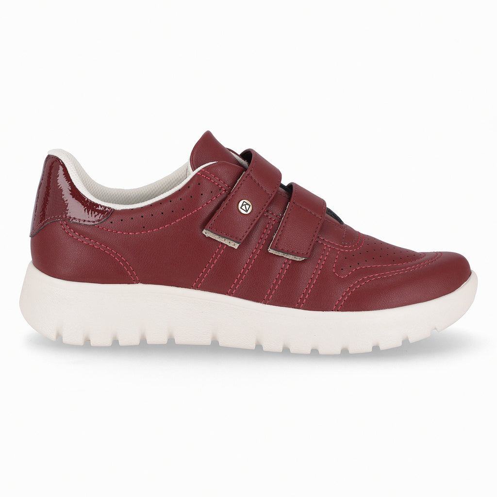 Zapatilla Mujer Burdeo Vicky/Elastico Piccadilly