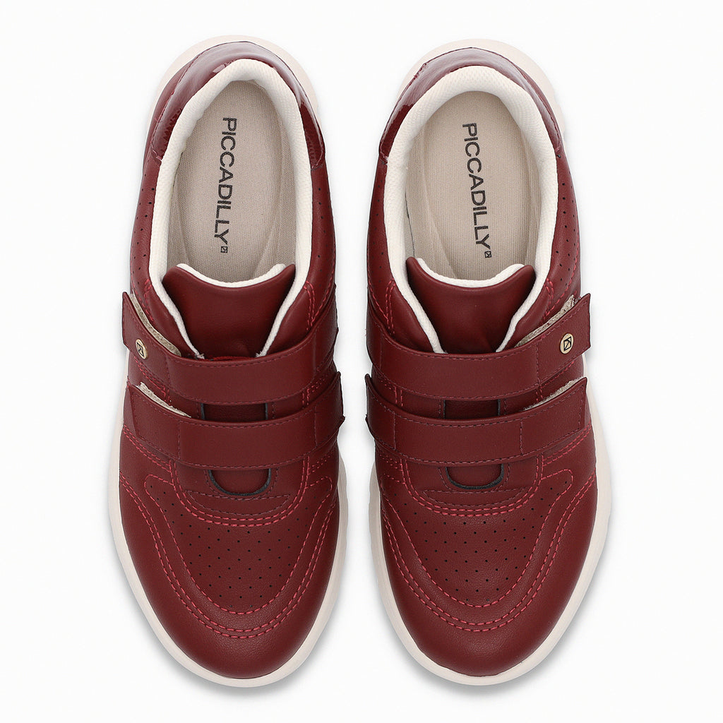 Zapatilla Mujer Burdeo Vicky/Elastico Piccadilly