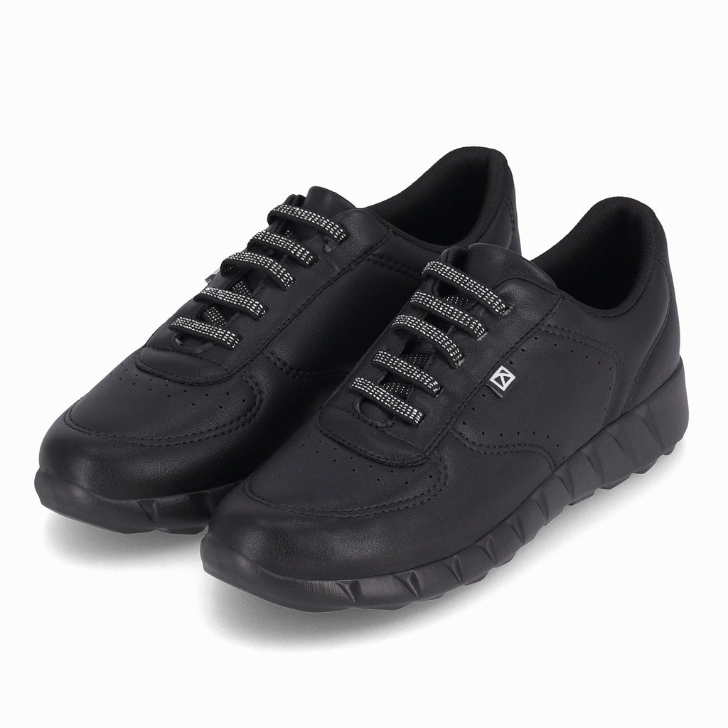 Zapatilla Mujer Negro/Crema Fabi 620 Piccadilly