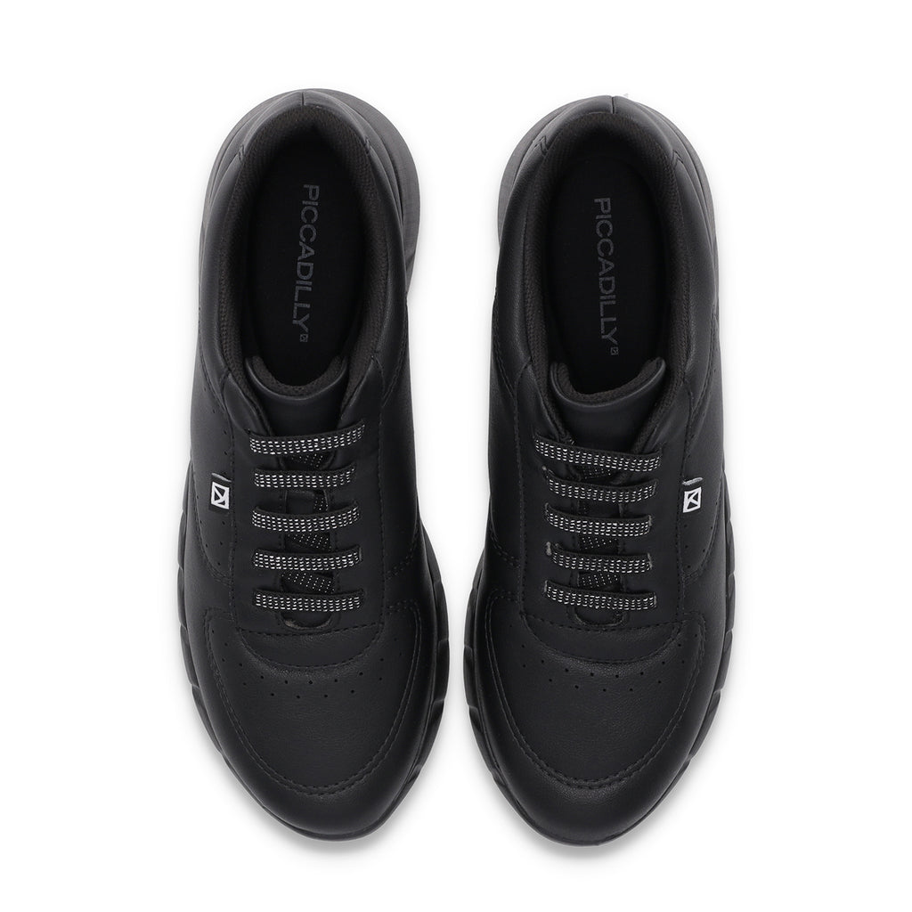 Zapatilla Mujer Negro/Crema Fabi 620 Piccadilly