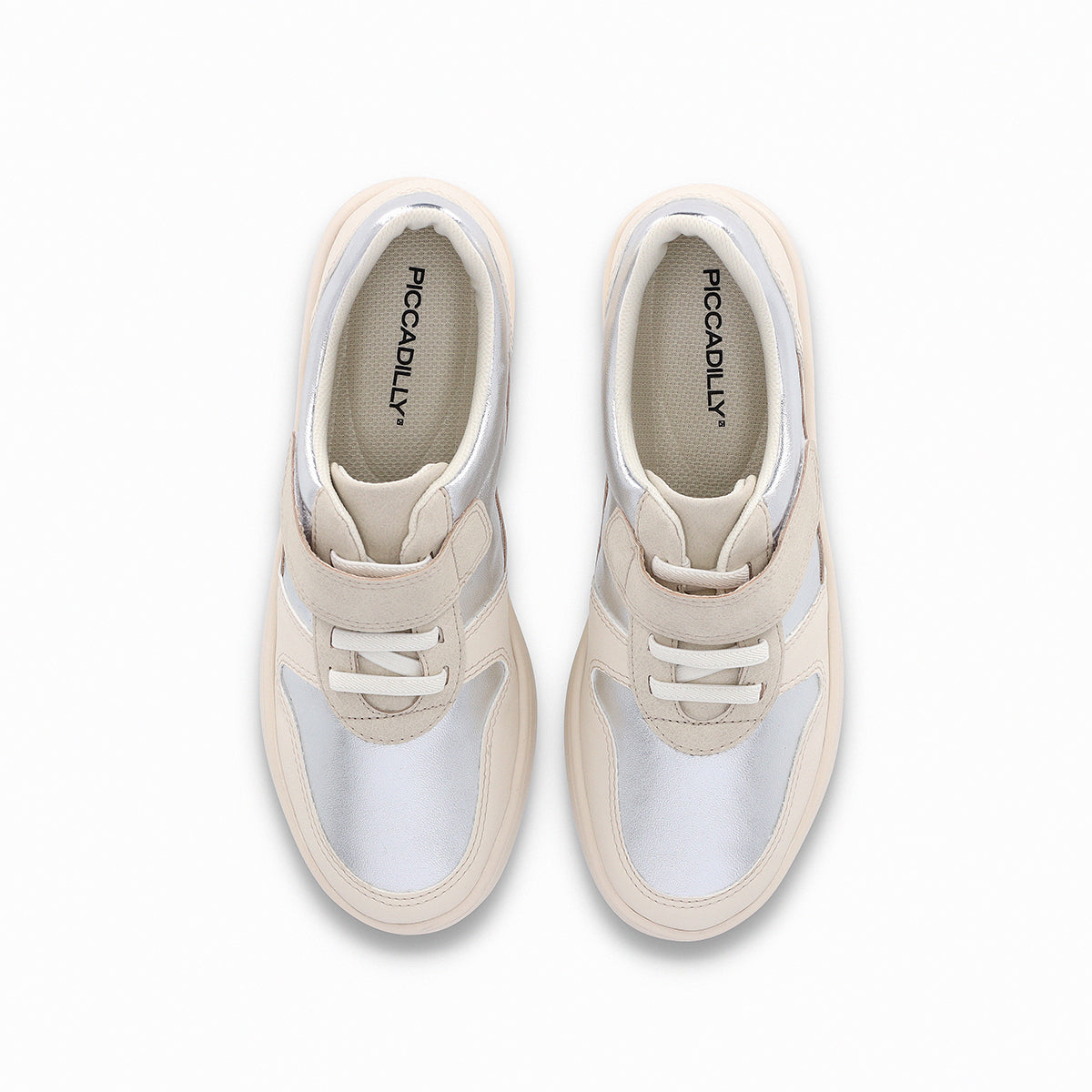 Zapatilla Urbana Mujer Plateado Beta Piccadilly