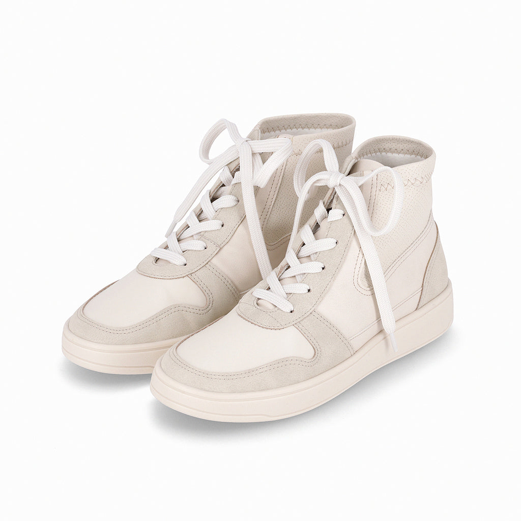 Zapatilla Urbana Mujer Caña Beta Alta Blanco