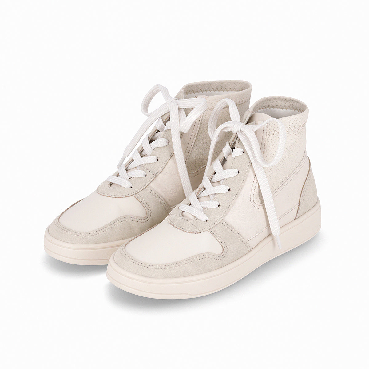 Zapatilla Urbana Mujer Caña Beta Alta Blanco