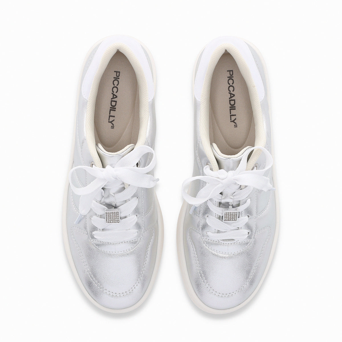 Zapatilla Mujer Plata  Beta Piccadilly