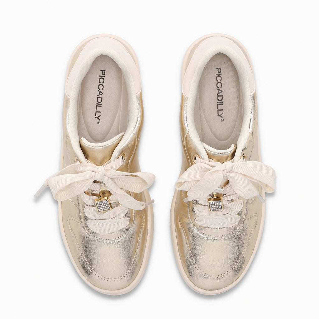 Zapatilla Mujer Dorado Beta Piccadilly