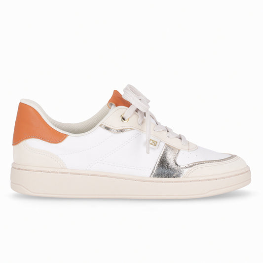 Zapatilla Mujer Blanco/Naranjo Beta Piccadilly