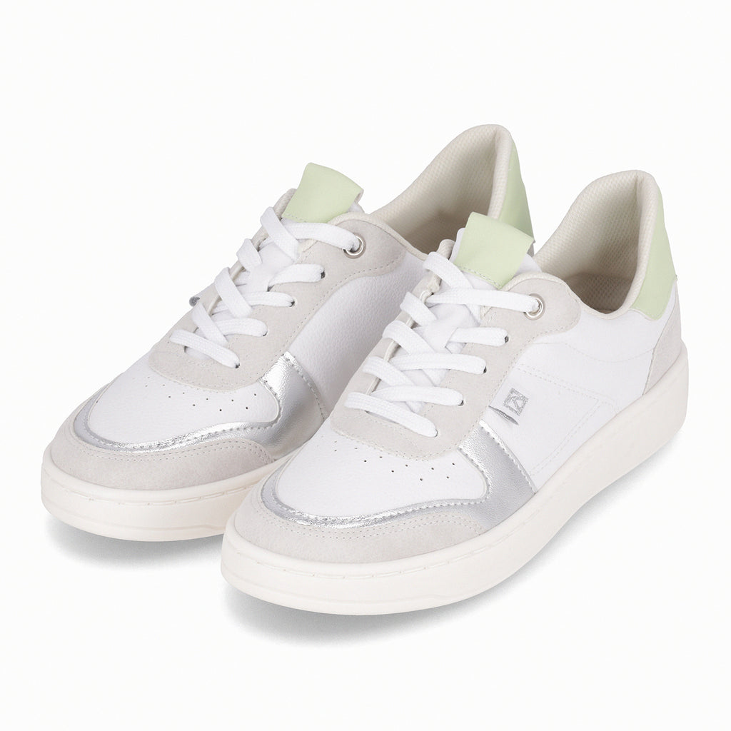 Zapatilla Mujer Blanco/Verde Beta Piccadilly