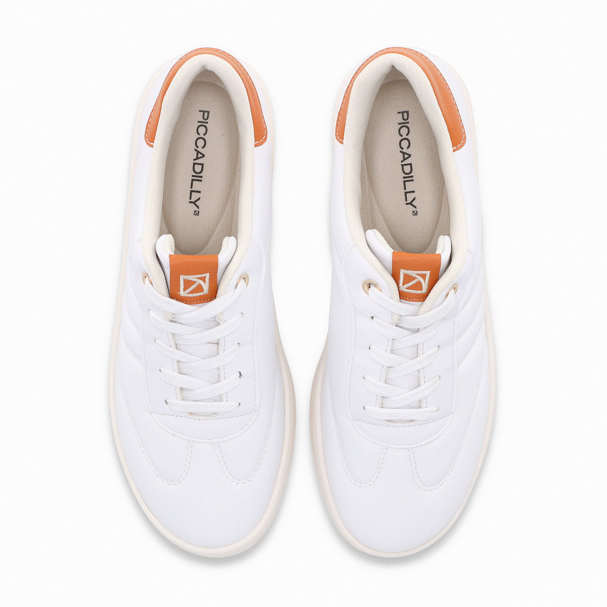 Zapatilla Mujer Blanco/Naranjo Beta 65 Piccadilly