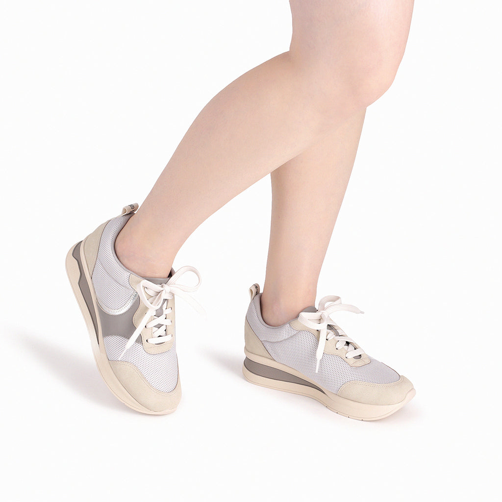 Zapatilla Urbana Mujer Gris/Plata Jessica Piccadilly