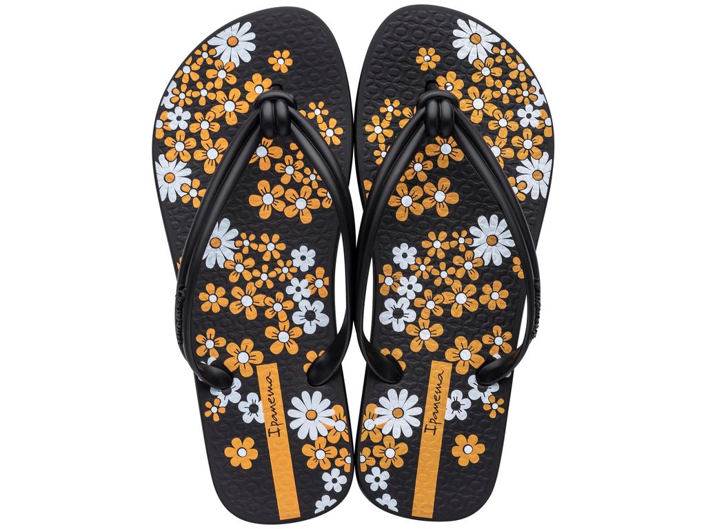 Sandalia Mujer Negro Elo Print 123 Ipanema