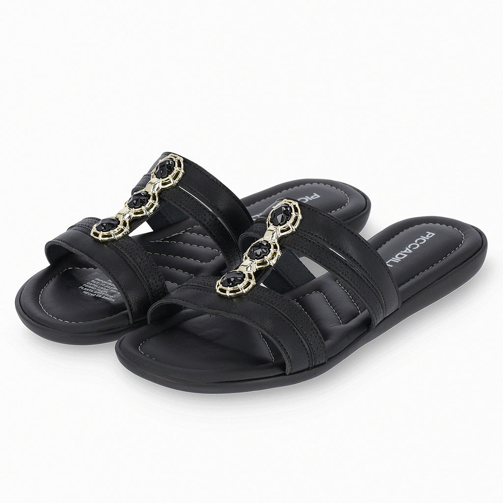 Sandalia Mujer Negro Joana Piccadilly