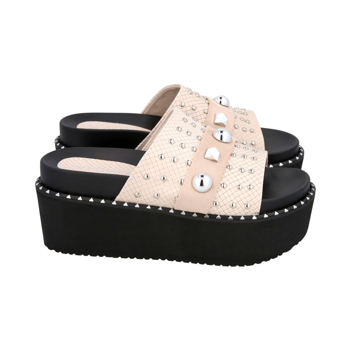 Sandalia Mujer Nude Paula Police