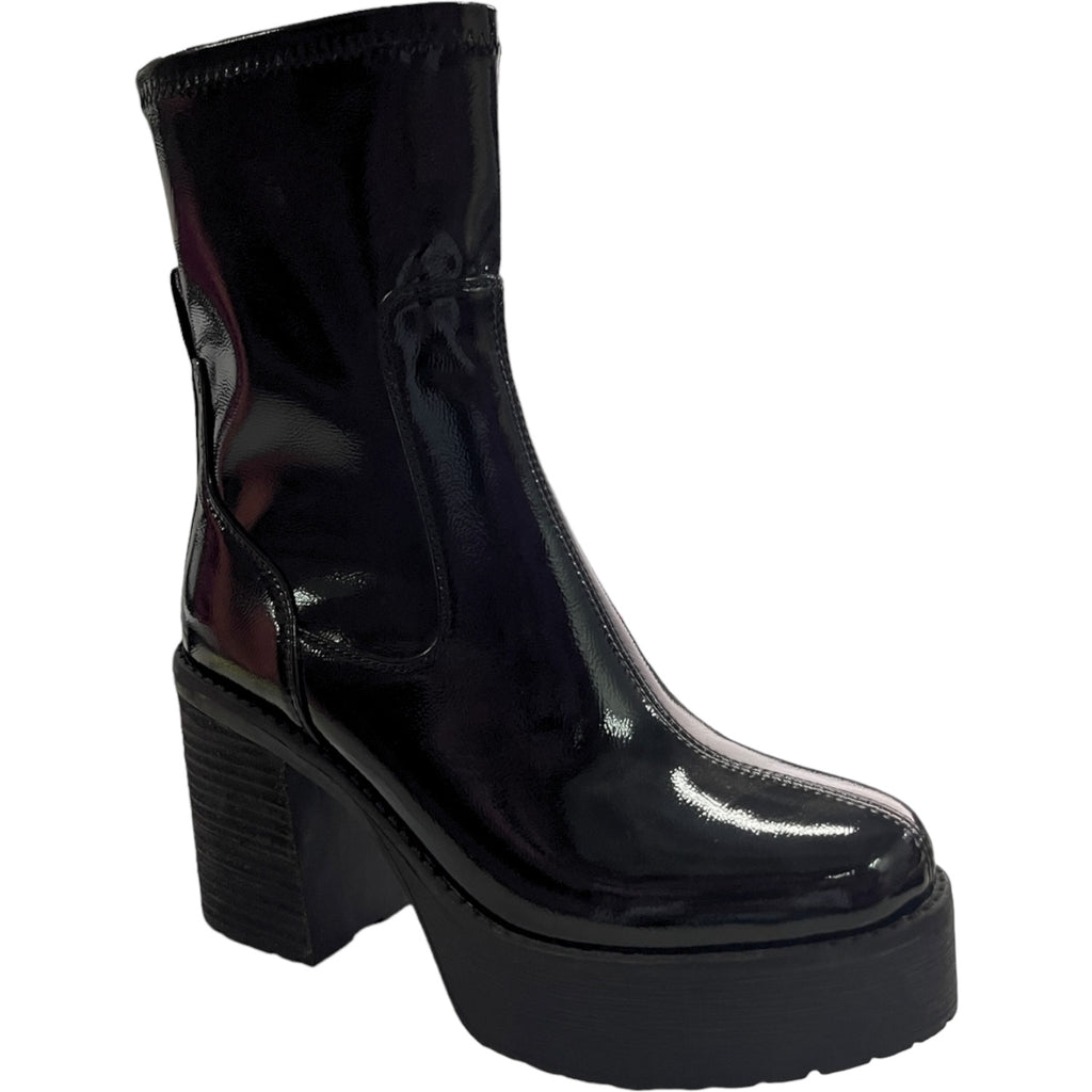 Botin Mujer Negro Plataforma Olvera Detogni