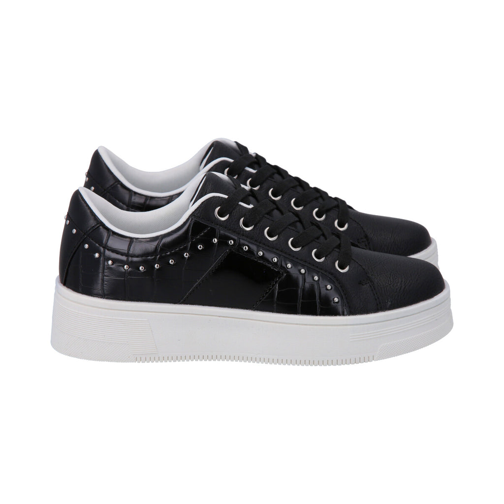 Zapatilla Urbana Mujer Negro Haus Police