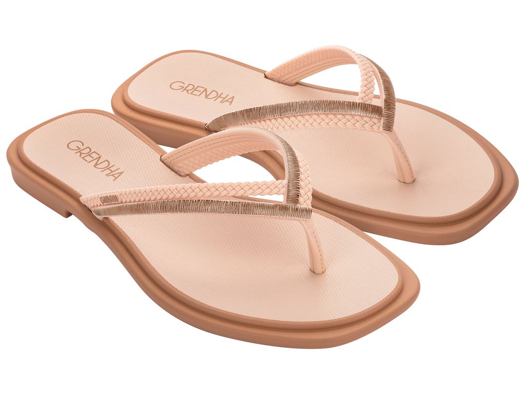 Sandalia Mujer Marrón Caju Hera 380 Grendha