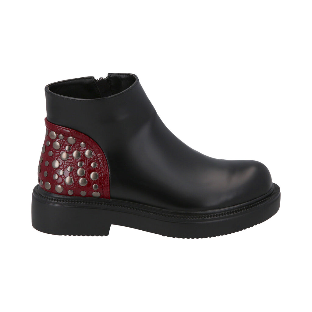 Botin Mujer Negro Galli  Police