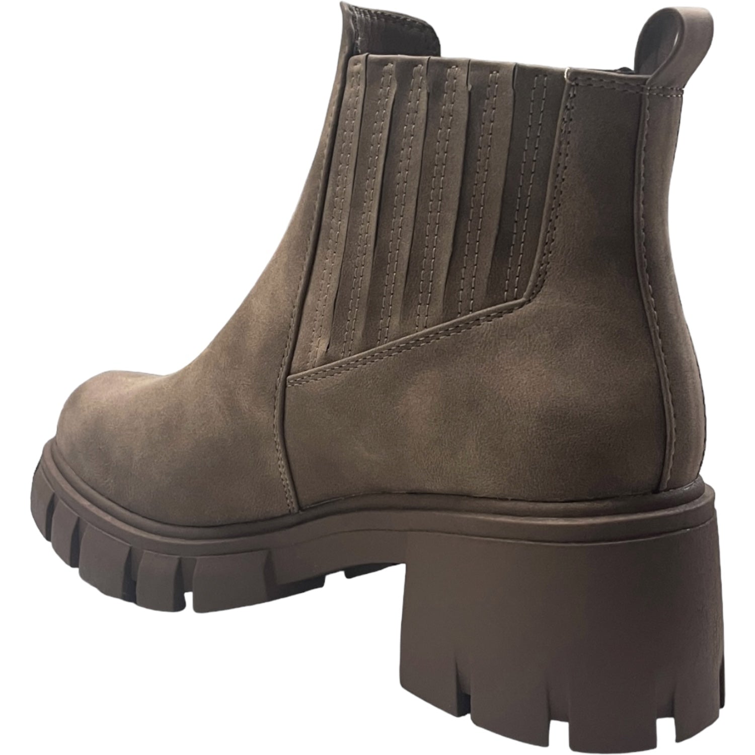 Botin Mujer Camel Plataforma Venecia Detogni