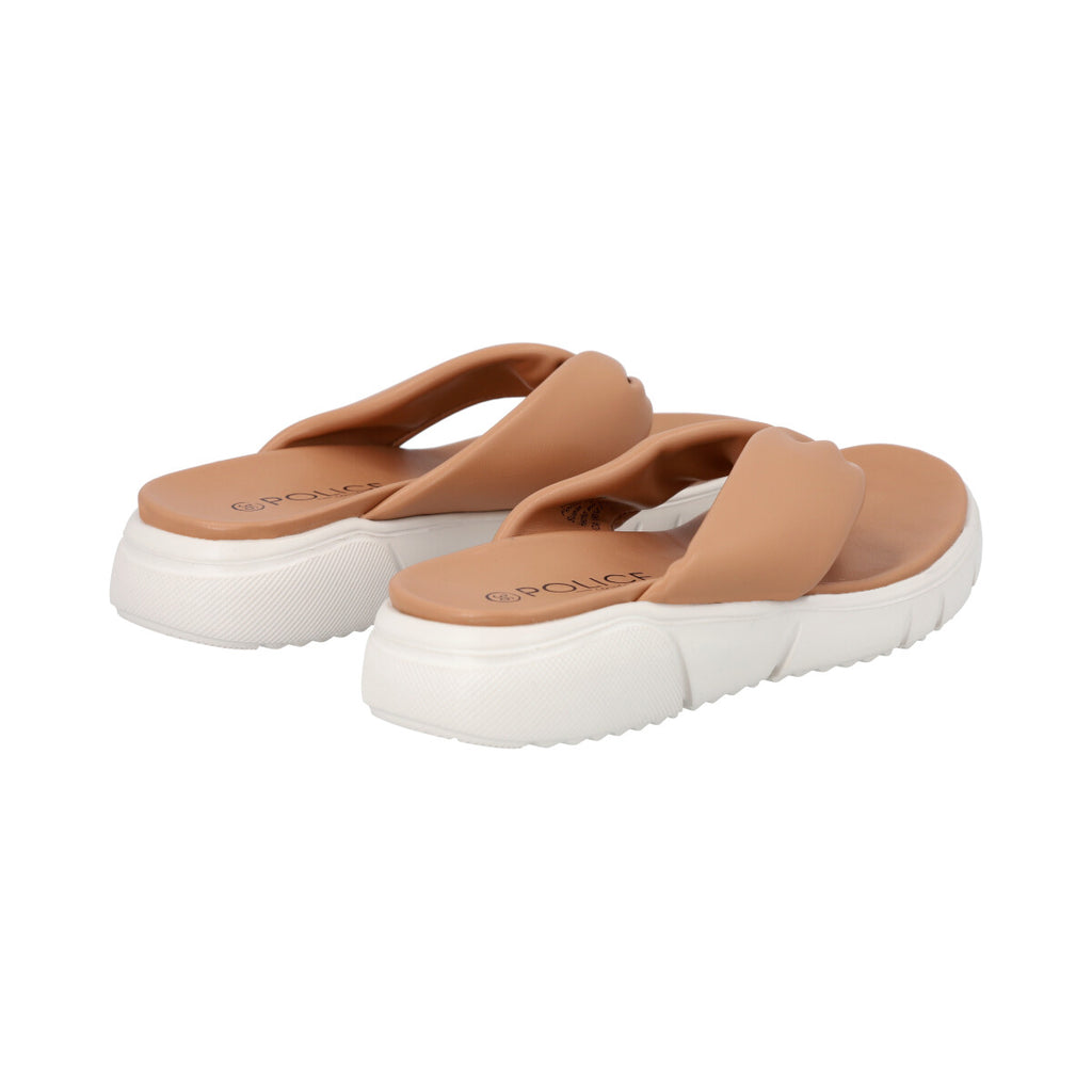 Sandalia Mujer Camel Lol Police