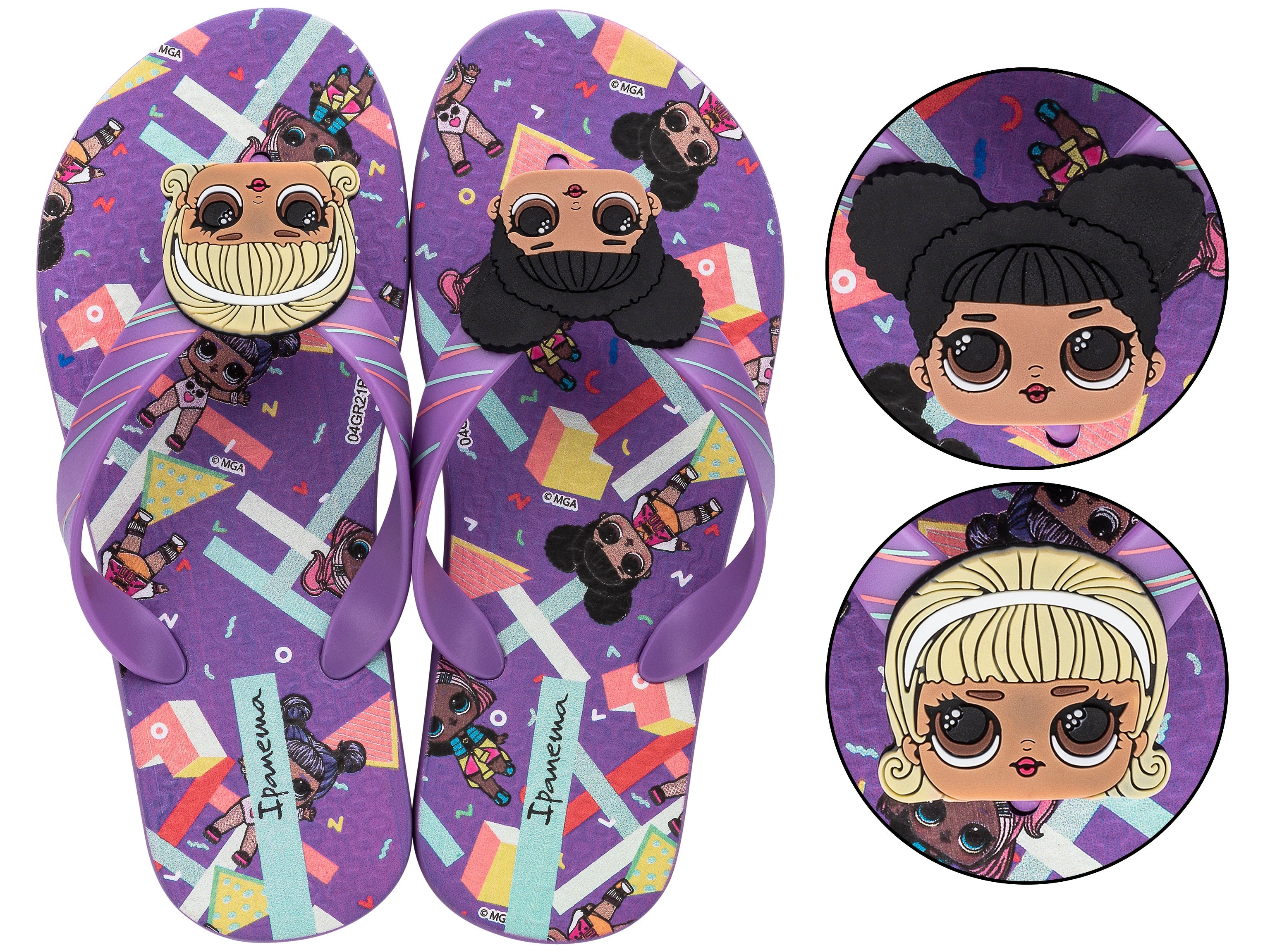 Sandalia Niña Lila Lol 235 Ipanema