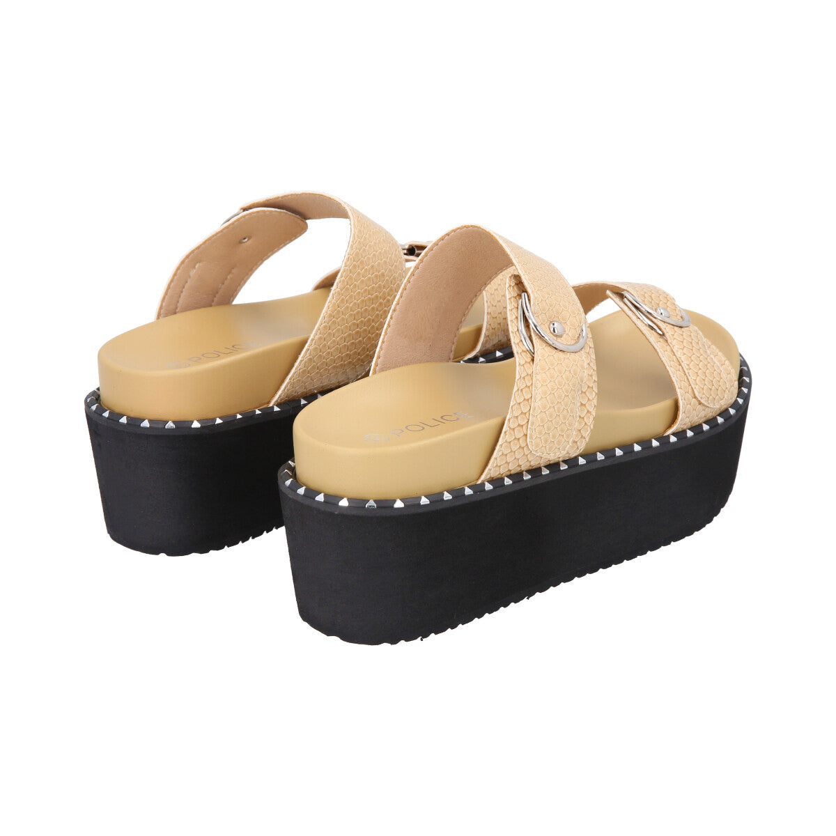 Sandalia Mujer Nude Plataforma Serb Police