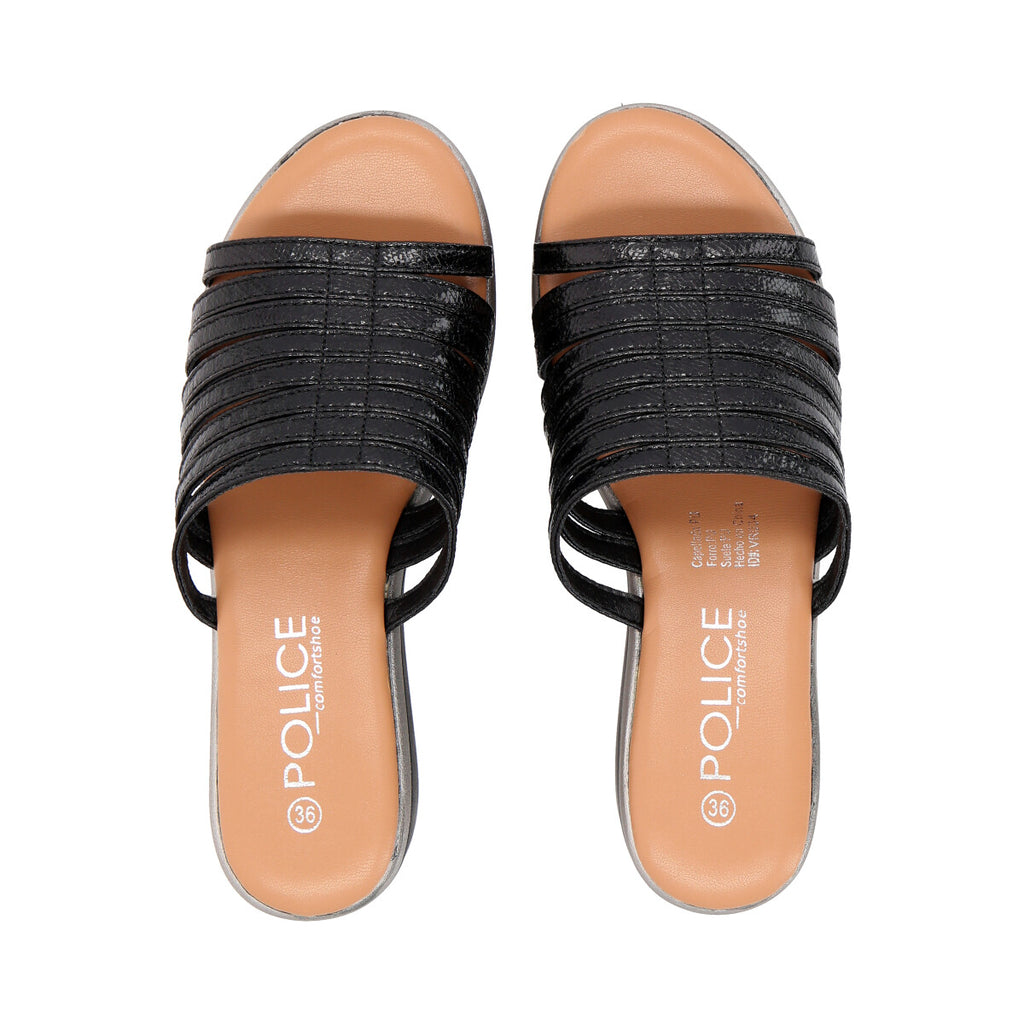 Sandalia Mujer Negro Lari 034 Police