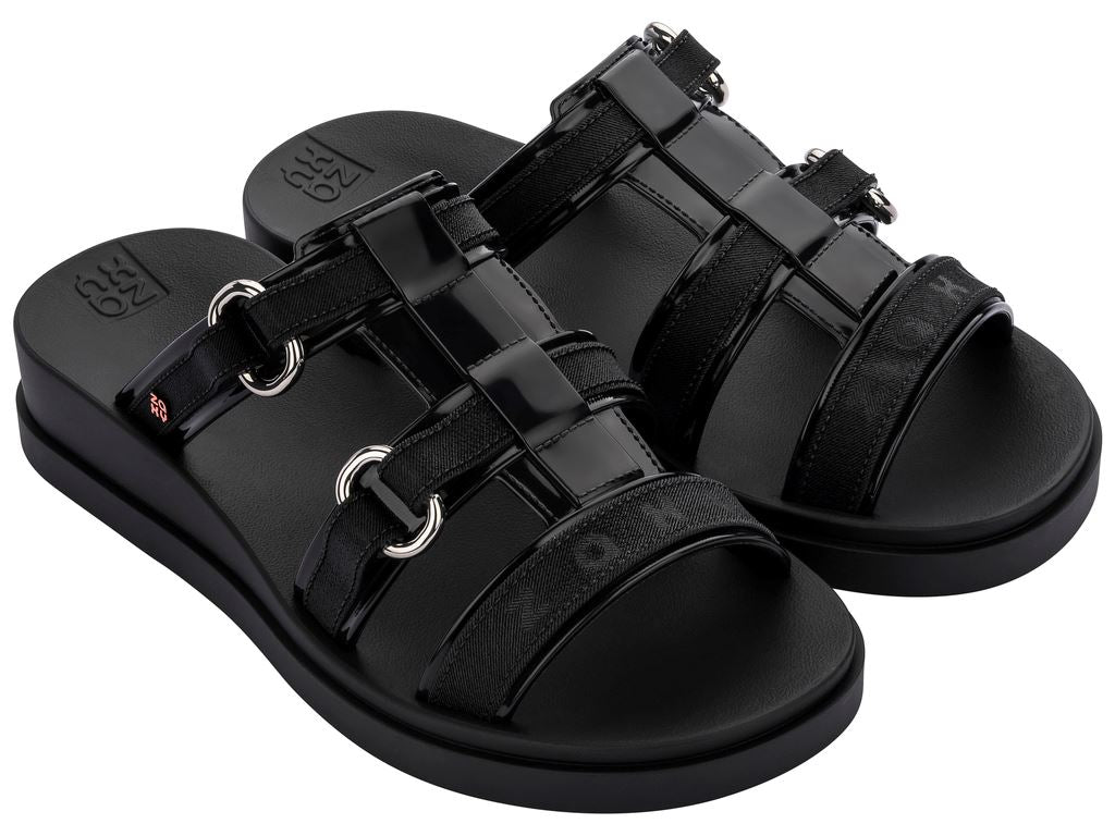 Sandalia Mujer Negro Objetiva 351 Zaxy