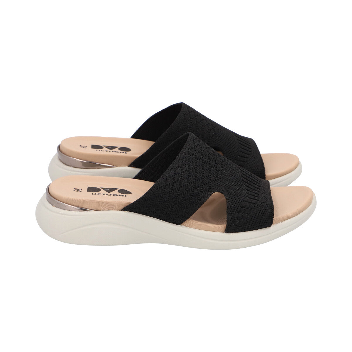 Sandalia Mujer Negro Clarisa Detogni