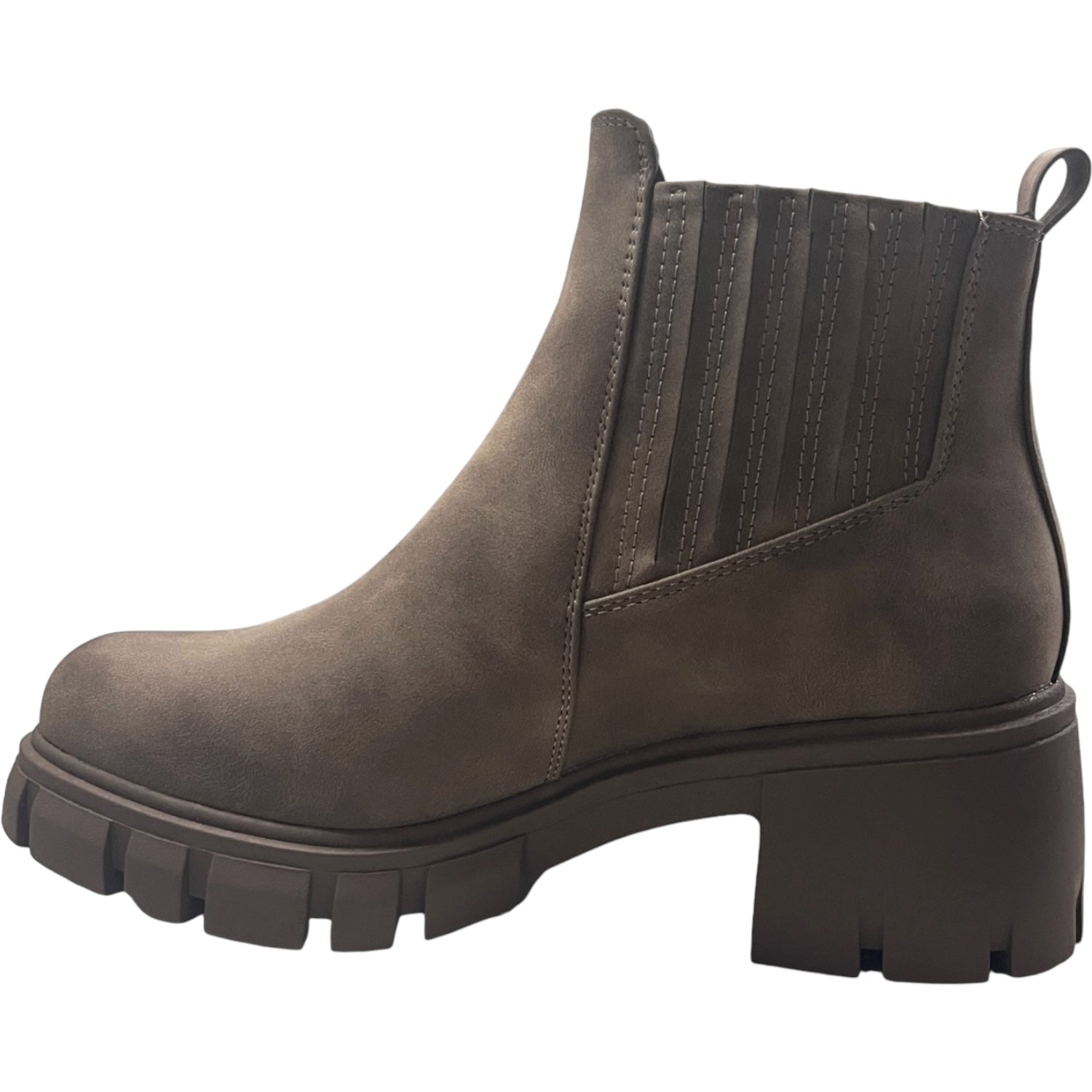 Botin Mujer Camel Plataforma Venecia Detogni