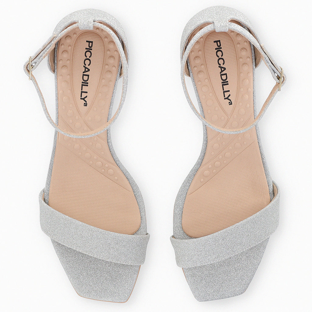 Sandalia Mujer Plata Andressa Piccadilly