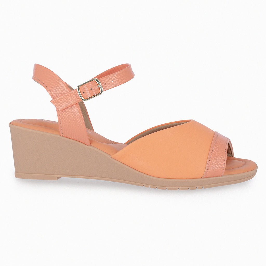 Sandalia Mujer Salmón Carla Piccadilly