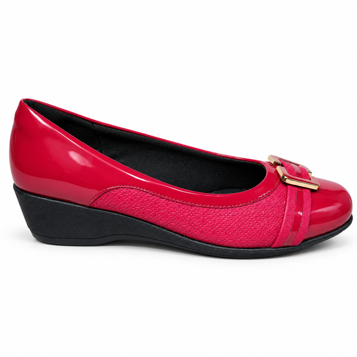 Zapato Ivone Rojo/Negro