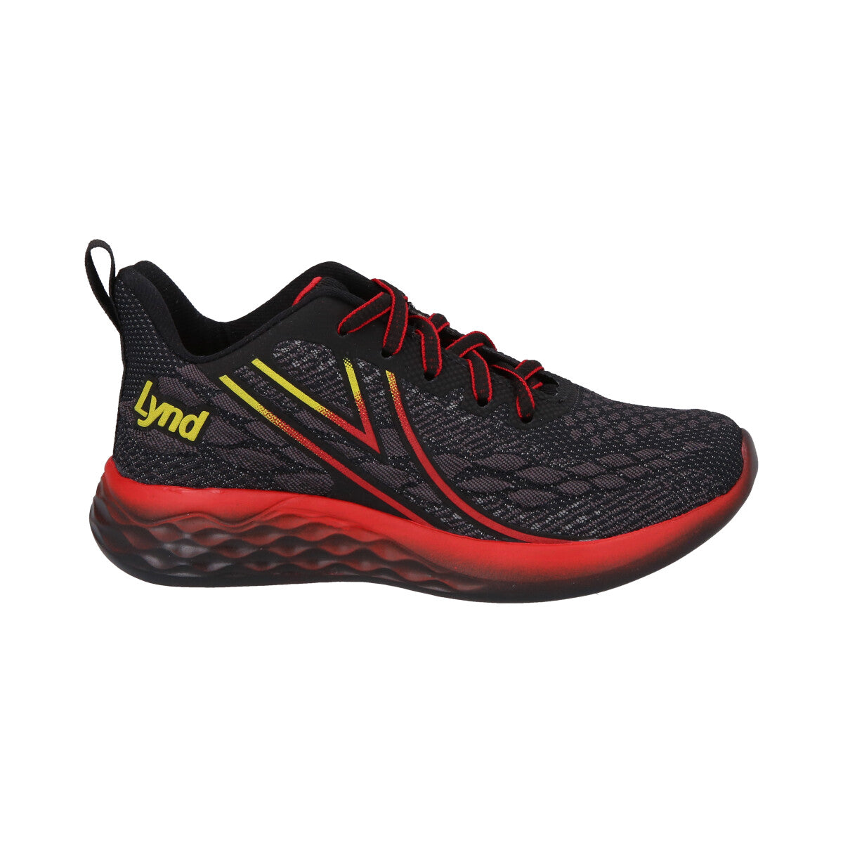 Zapatilla Infantil Progressive Negro/Amarillo Lynd