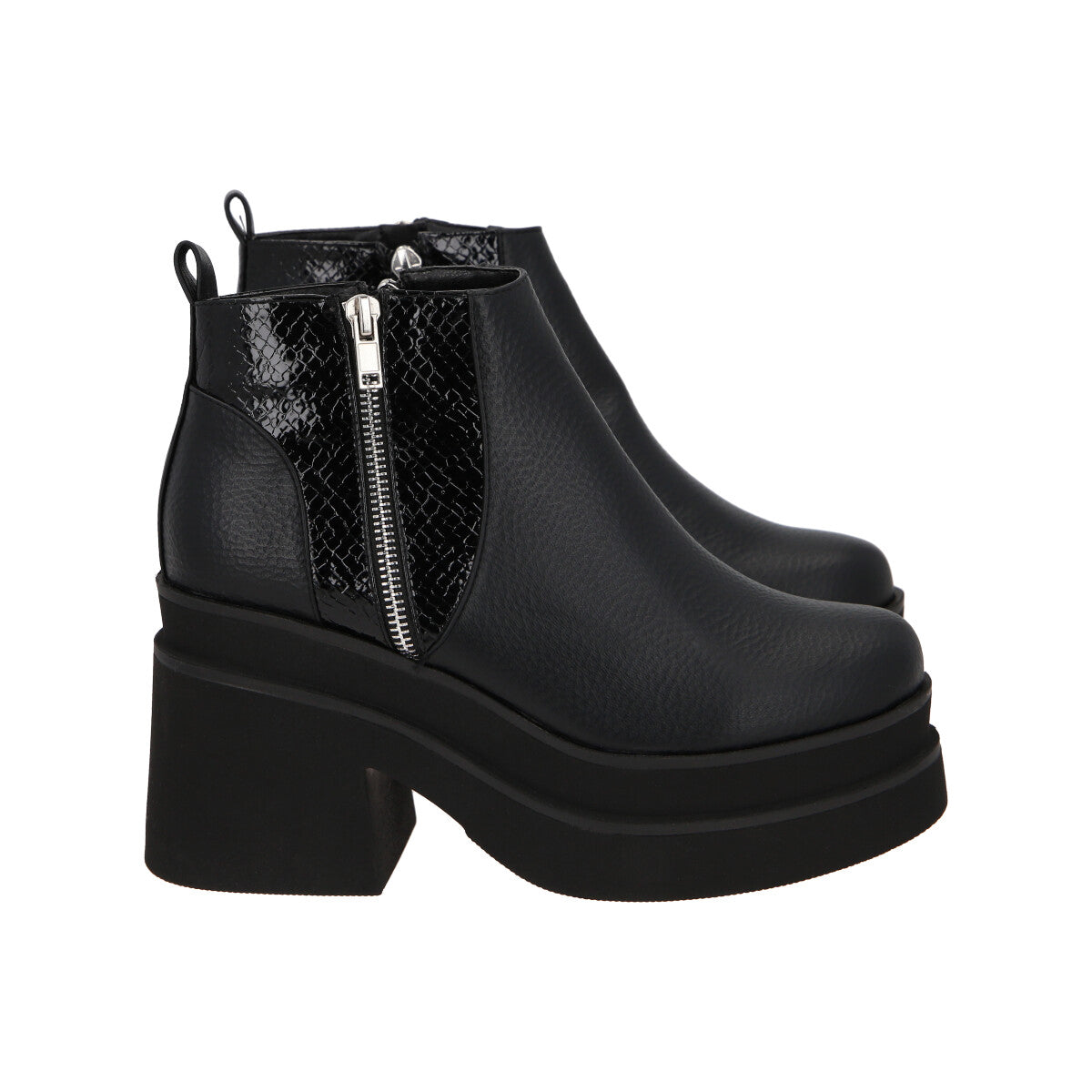 Botin Mujer Negro Yoice  Police