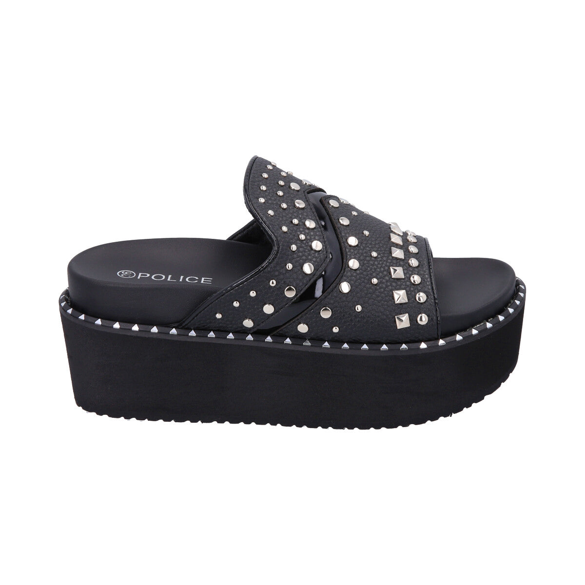 Sandalia Mujer Negro Lari Police