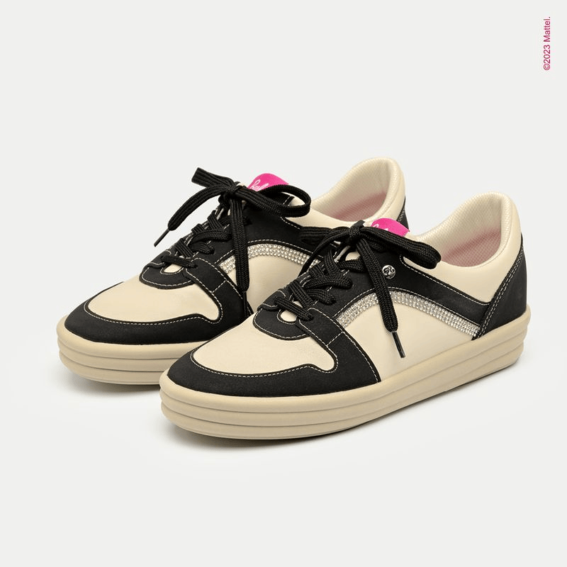 Zapatilla Urbana Mujer Negro/Beige Barbie Piccadilly