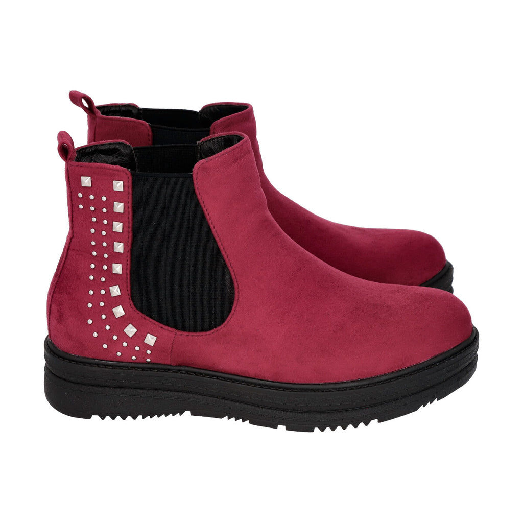 Botin Mujer Rojo Olive Police