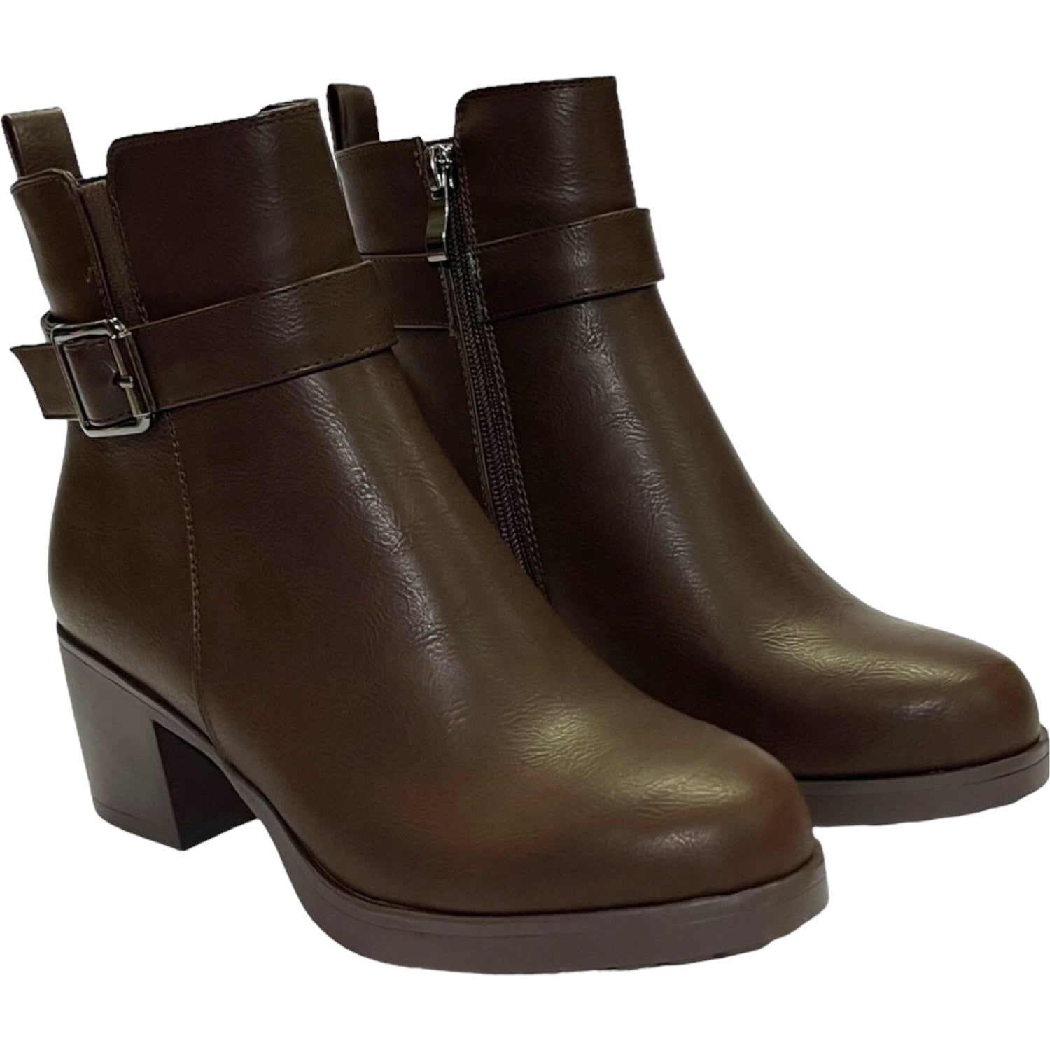 Botin Casual Mujer Cafe Augusta Detogni