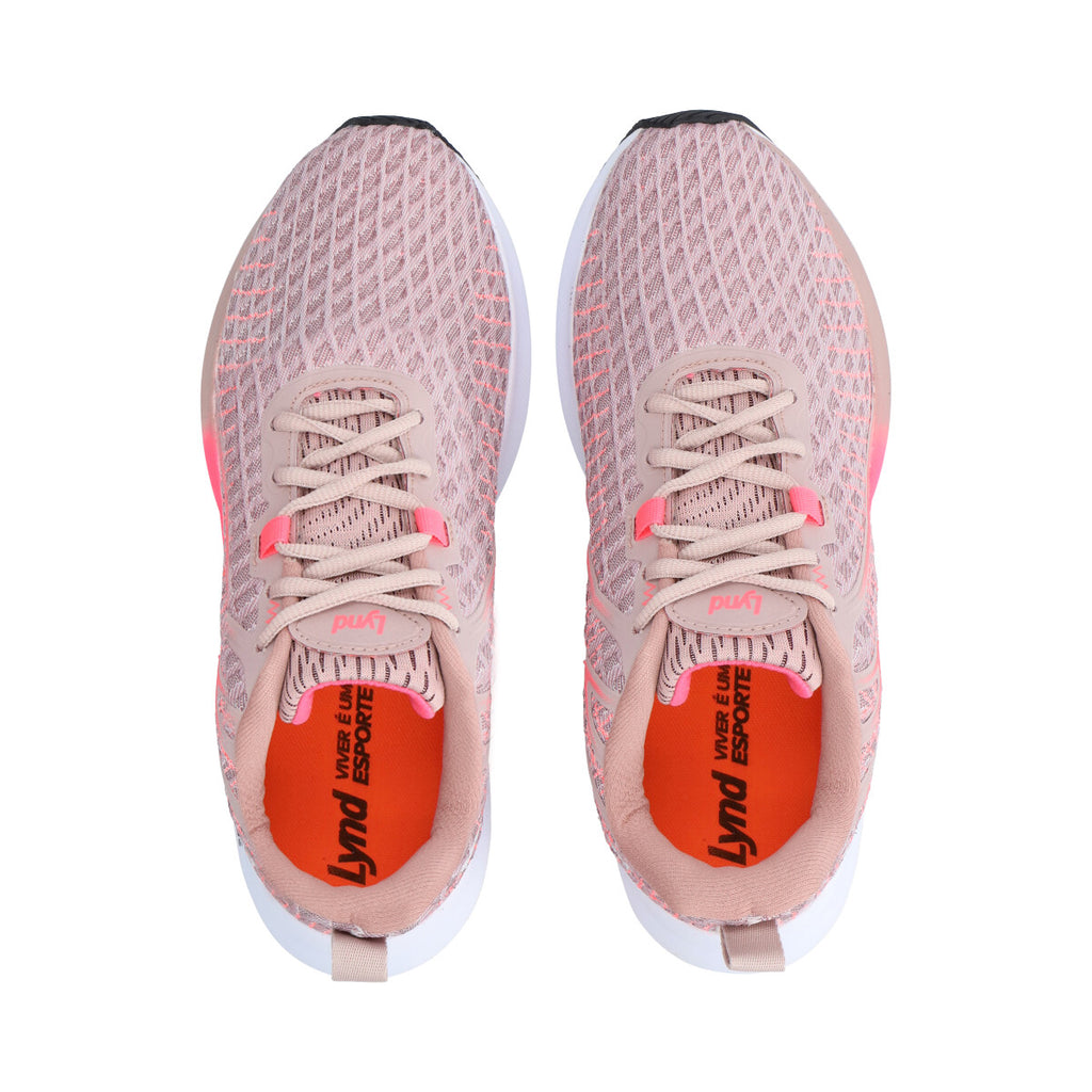 Zapatilla Mujer Grid Rosa Lynd