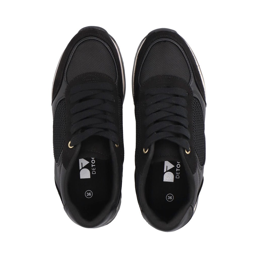 Zapatilla Urbana Mujer Negro Bianca Detogni