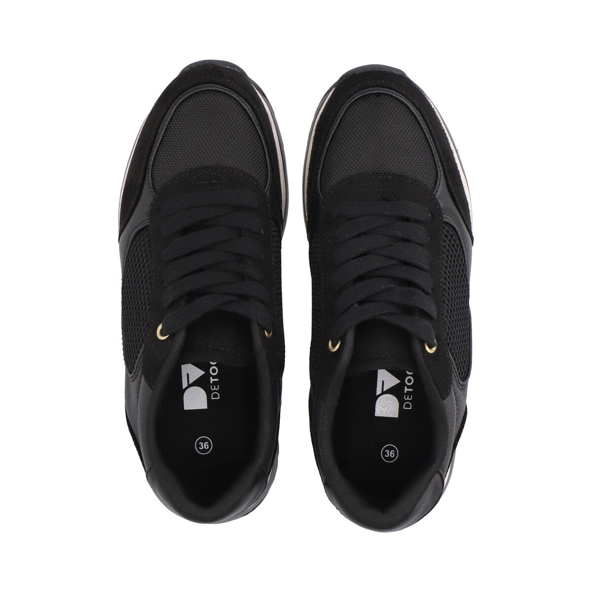 Zapatilla Urbana Mujer Negro Bianca Detogni